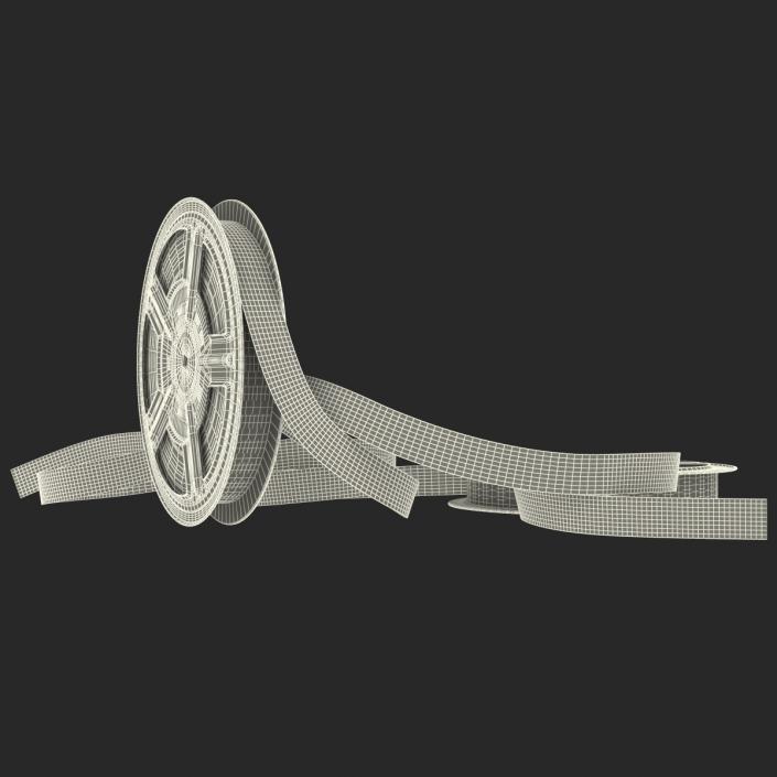 3D model Video Film Reels 3D Models Set