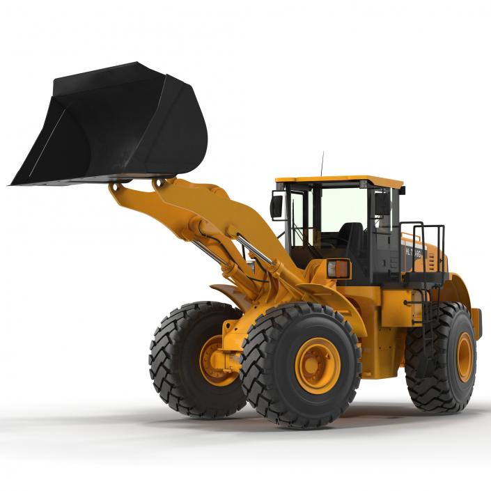 3D Generic Front End Loader Rigged