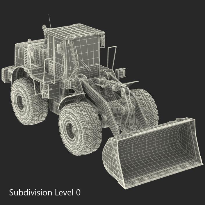 3D Generic Front End Loader Rigged