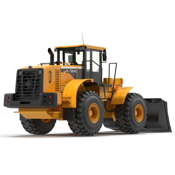 3D Generic Front End Loader Rigged