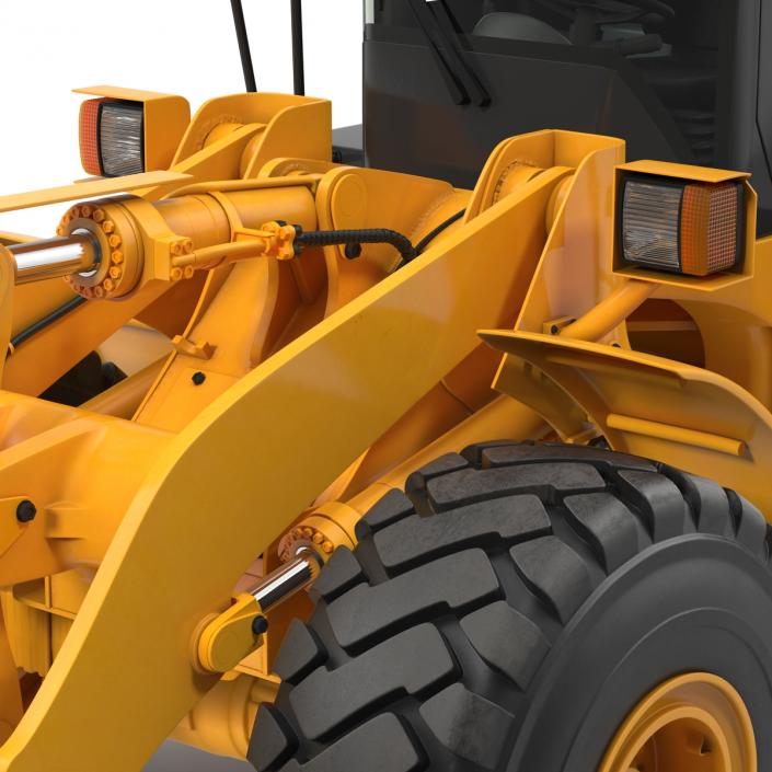 3D Generic Front End Loader Rigged