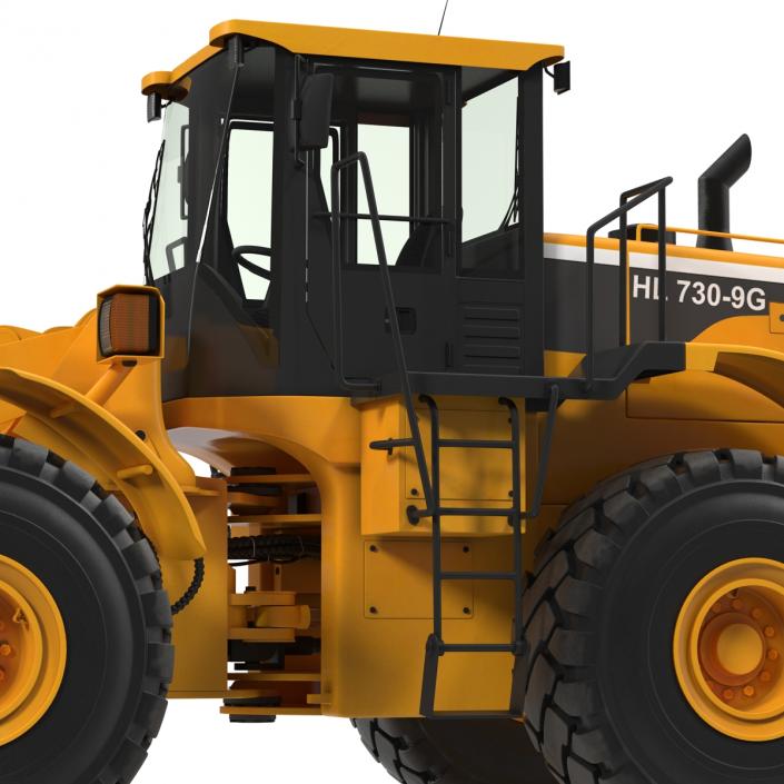 3D Generic Front End Loader Rigged