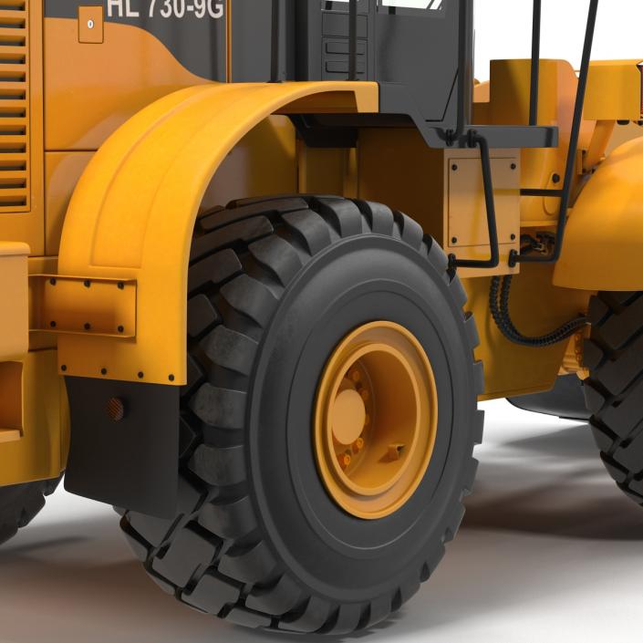 3D Generic Front End Loader Rigged