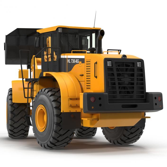 3D Generic Front End Loader Rigged