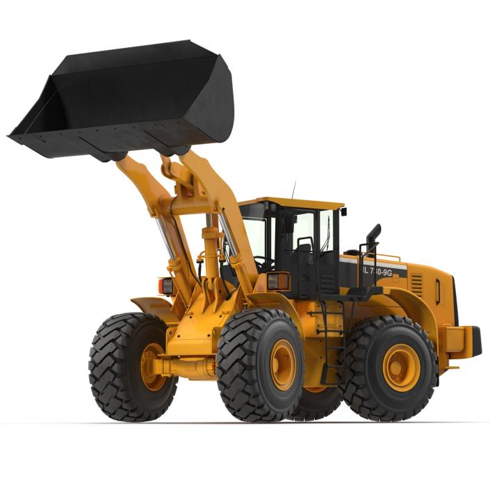 3D Generic Front End Loader Rigged