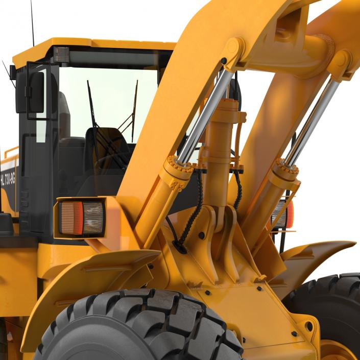 3D Generic Front End Loader Rigged