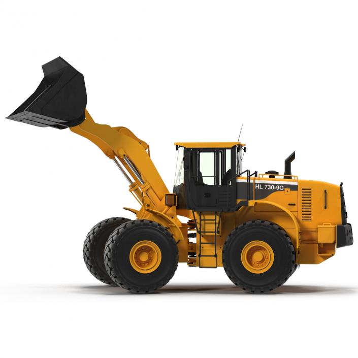 3D Generic Front End Loader Rigged