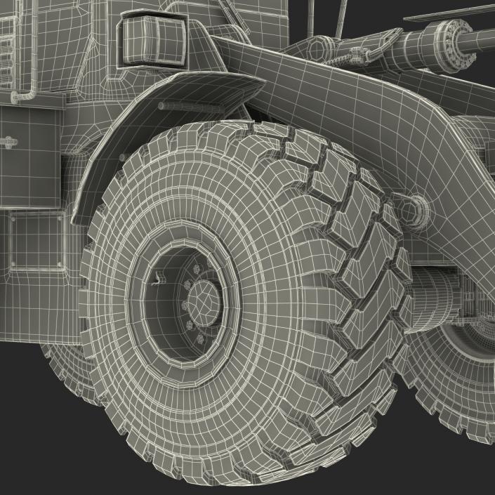 3D Generic Front End Loader Rigged