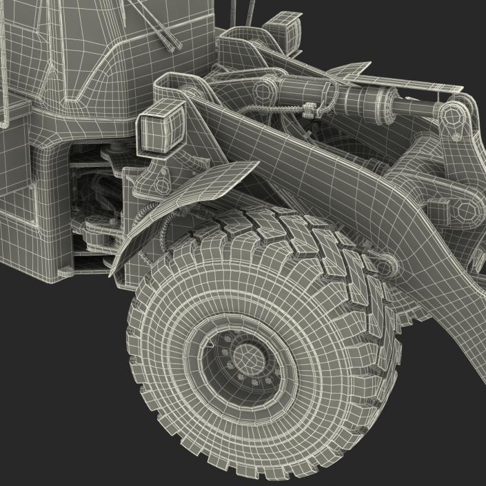 3D Generic Front End Loader Rigged