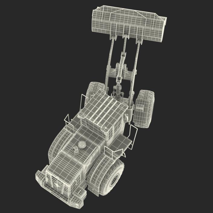 3D Generic Front End Loader Rigged