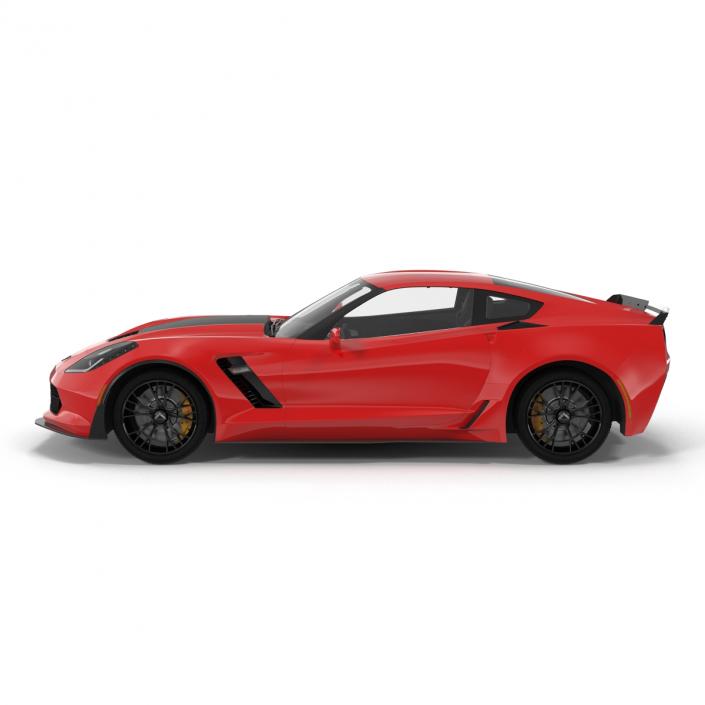 3D model Chevrolet Corvette 2015 Rigged