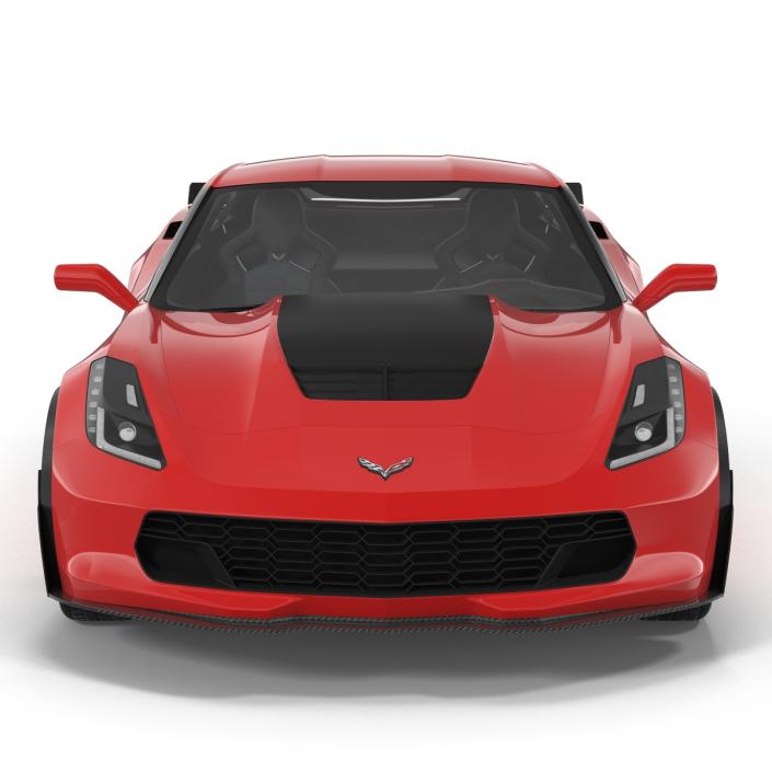 3D model Chevrolet Corvette 2015 Rigged