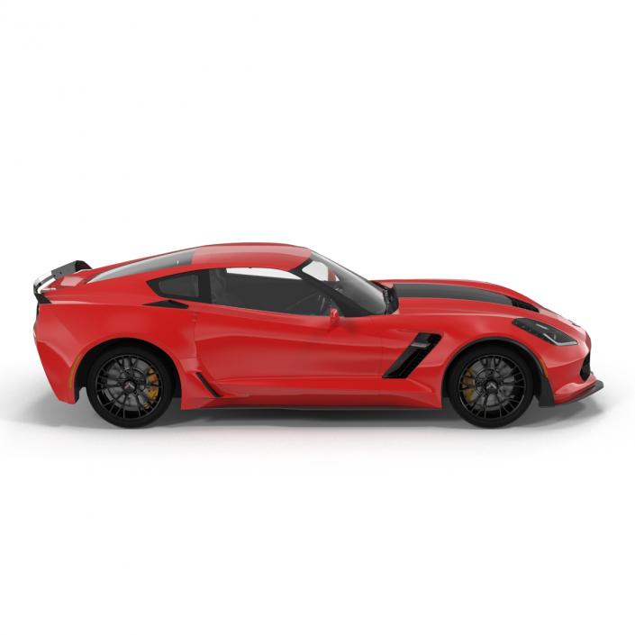 3D model Chevrolet Corvette 2015 Rigged