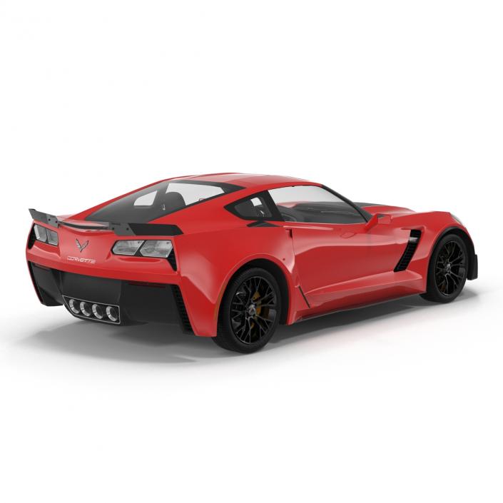 3D model Chevrolet Corvette 2015 Rigged