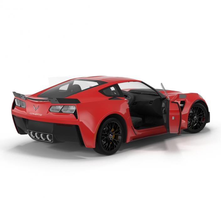 3D model Chevrolet Corvette 2015 Rigged