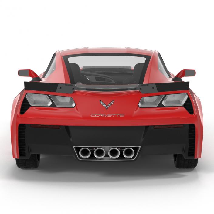 3D model Chevrolet Corvette 2015 Rigged