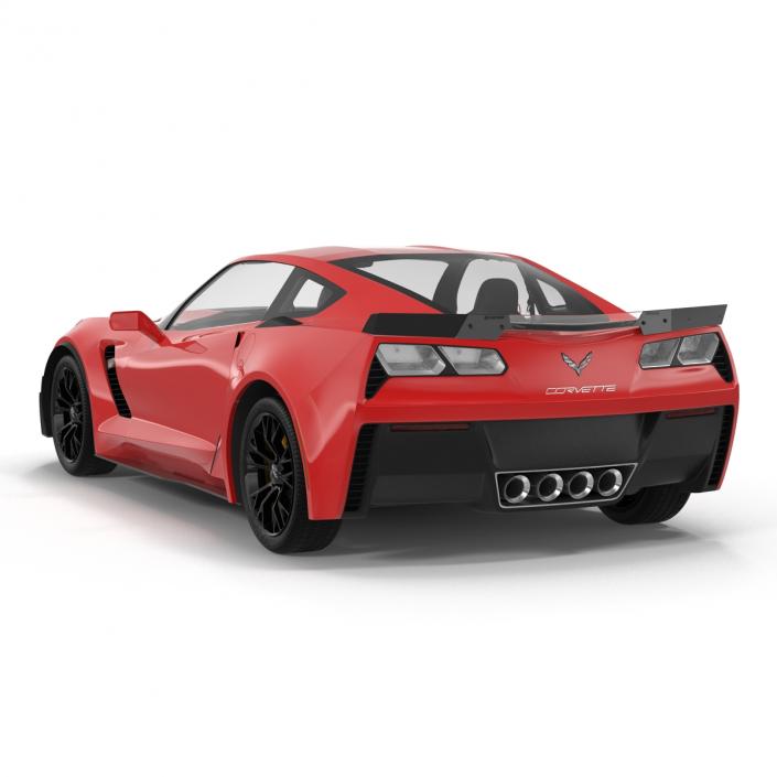 3D model Chevrolet Corvette 2015 Rigged