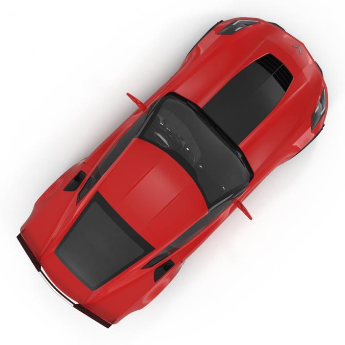 3D model Chevrolet Corvette 2015 Rigged