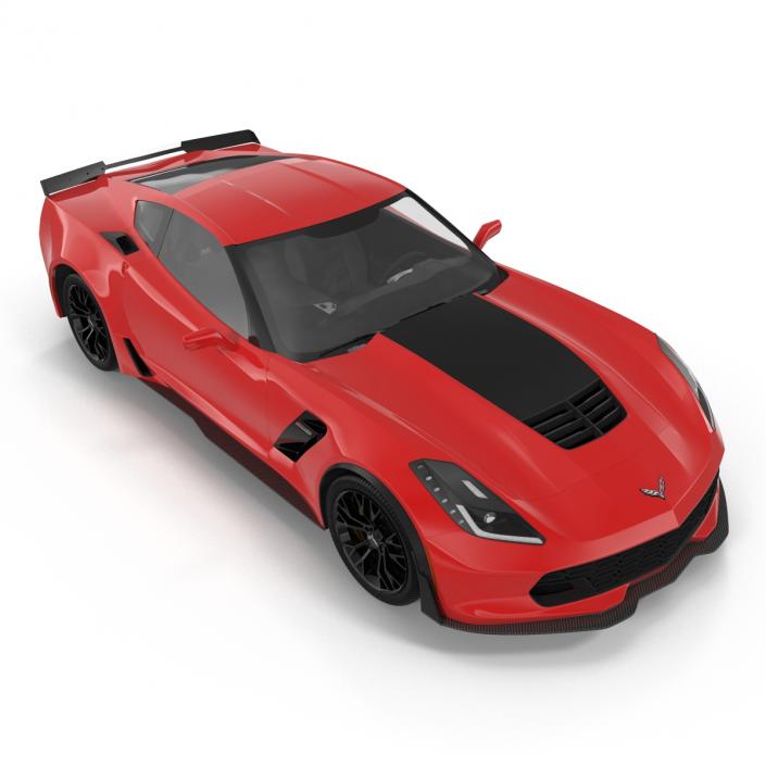 3D model Chevrolet Corvette 2015 Rigged