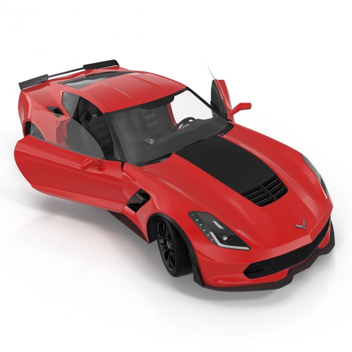 3D model Chevrolet Corvette 2015 Rigged