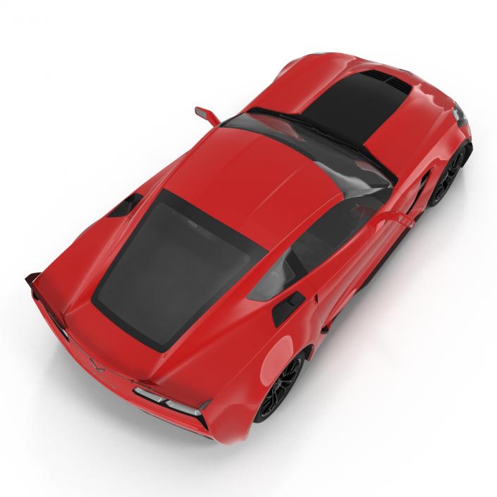 3D model Chevrolet Corvette 2015 Rigged