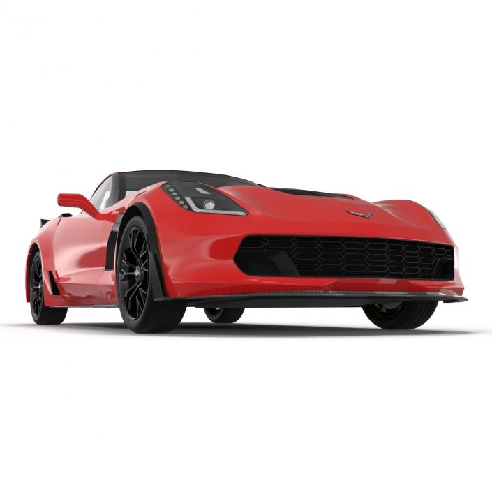 3D model Chevrolet Corvette 2015 Rigged