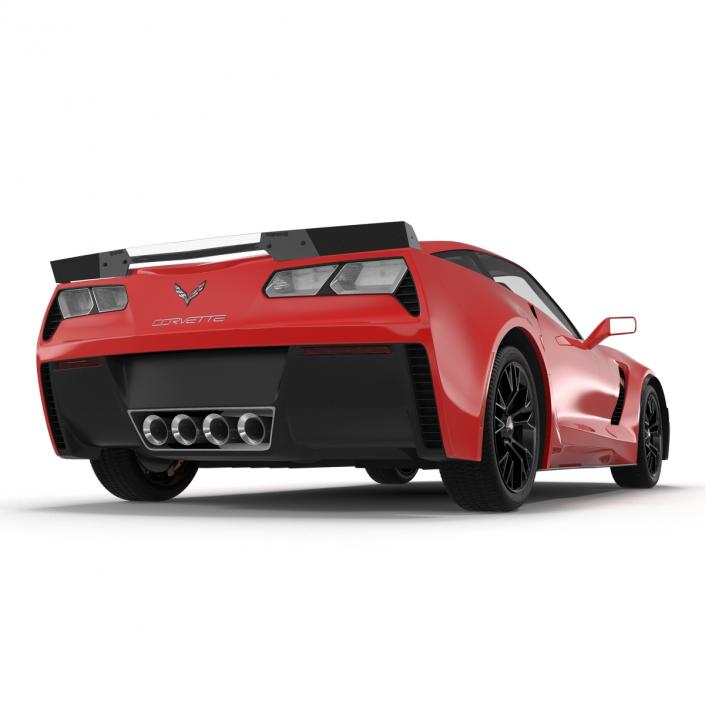 3D model Chevrolet Corvette 2015 Rigged