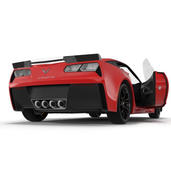 3D model Chevrolet Corvette 2015 Rigged