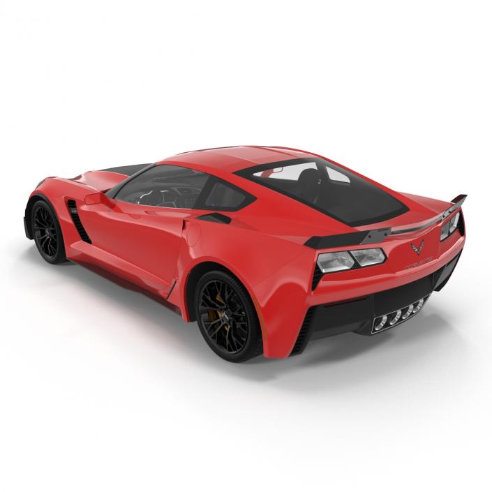 3D model Chevrolet Corvette 2015 Rigged