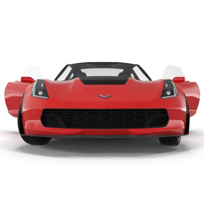 3D model Chevrolet Corvette 2015 Rigged