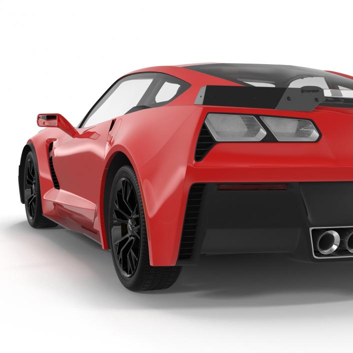 3D model Chevrolet Corvette 2015 Rigged