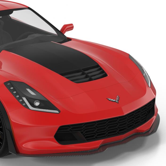 3D model Chevrolet Corvette 2015 Rigged