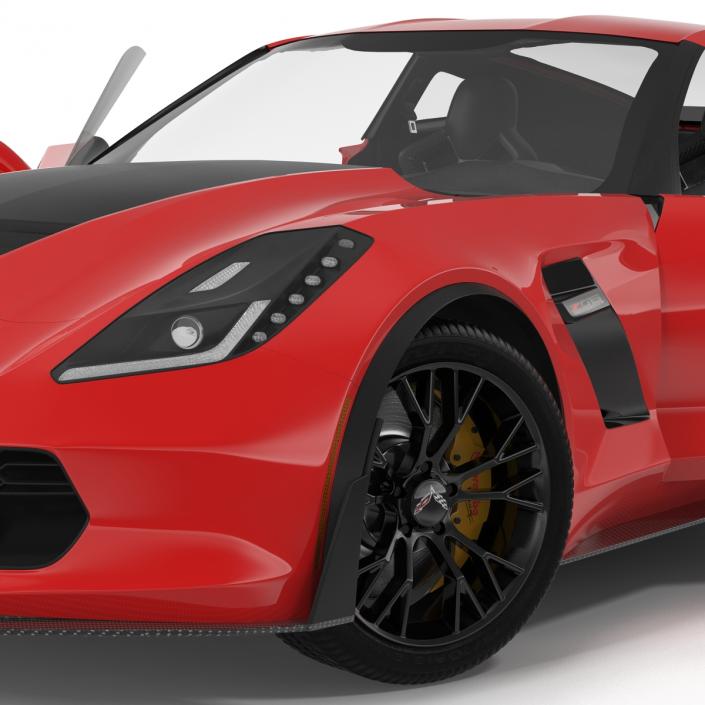 3D model Chevrolet Corvette 2015 Rigged