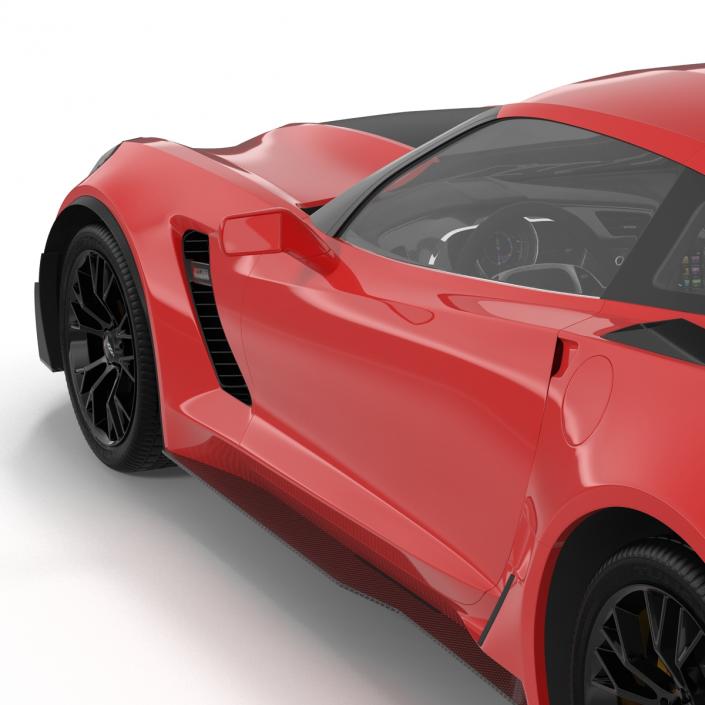 3D model Chevrolet Corvette 2015 Rigged