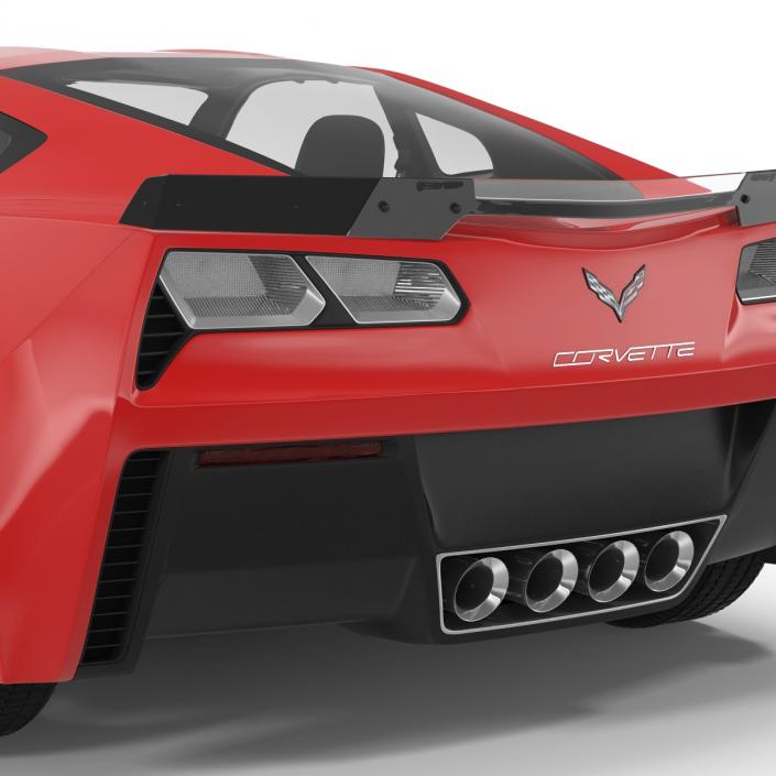 3D model Chevrolet Corvette 2015 Rigged