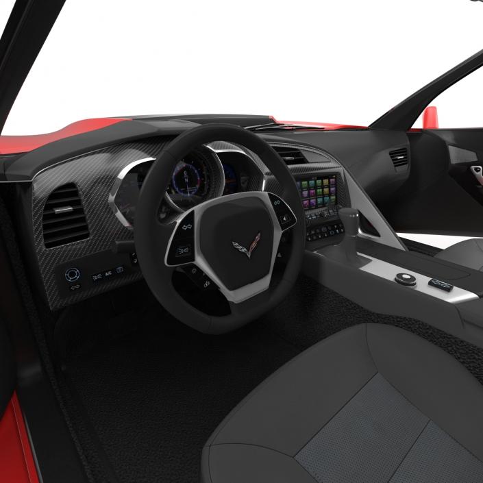 3D model Chevrolet Corvette 2015 Rigged