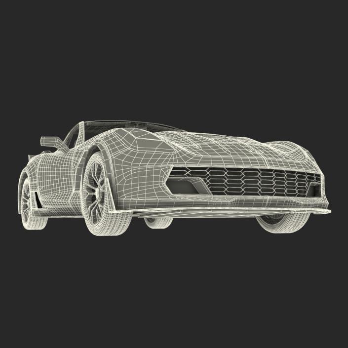 3D model Chevrolet Corvette 2015 Rigged