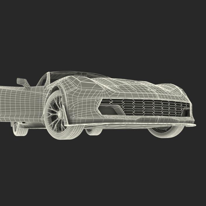 3D model Chevrolet Corvette 2015 Rigged