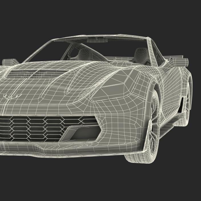 3D model Chevrolet Corvette 2015 Rigged