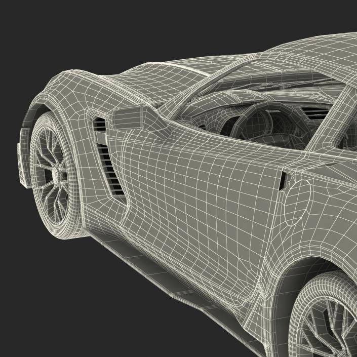 3D model Chevrolet Corvette 2015 Rigged