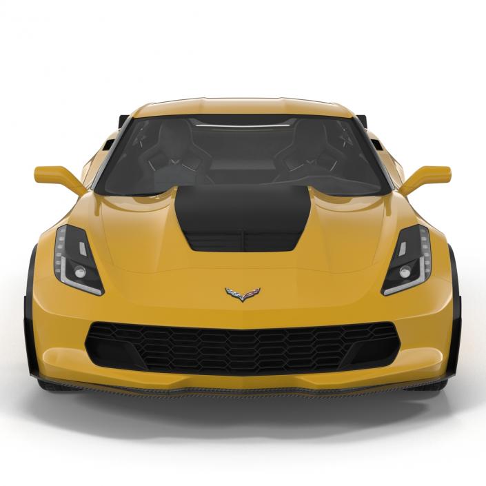 3D Chevrolet Corvette model