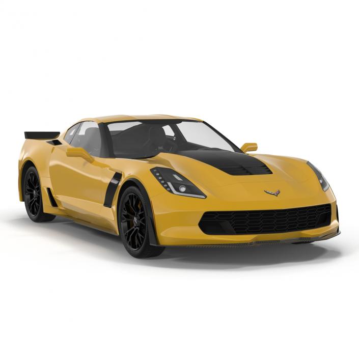 3D Chevrolet Corvette model