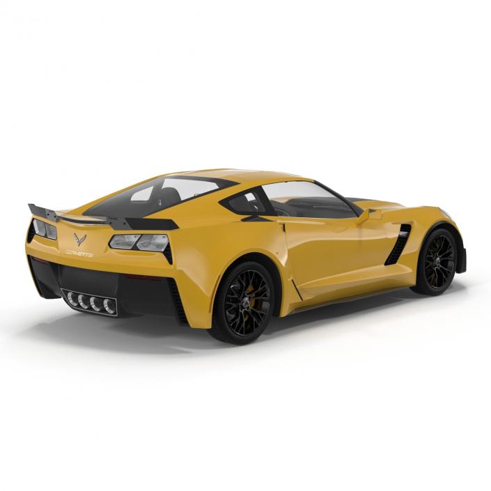 3D Chevrolet Corvette model