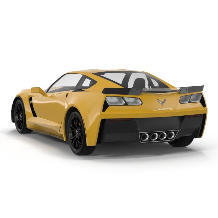 3D Chevrolet Corvette model