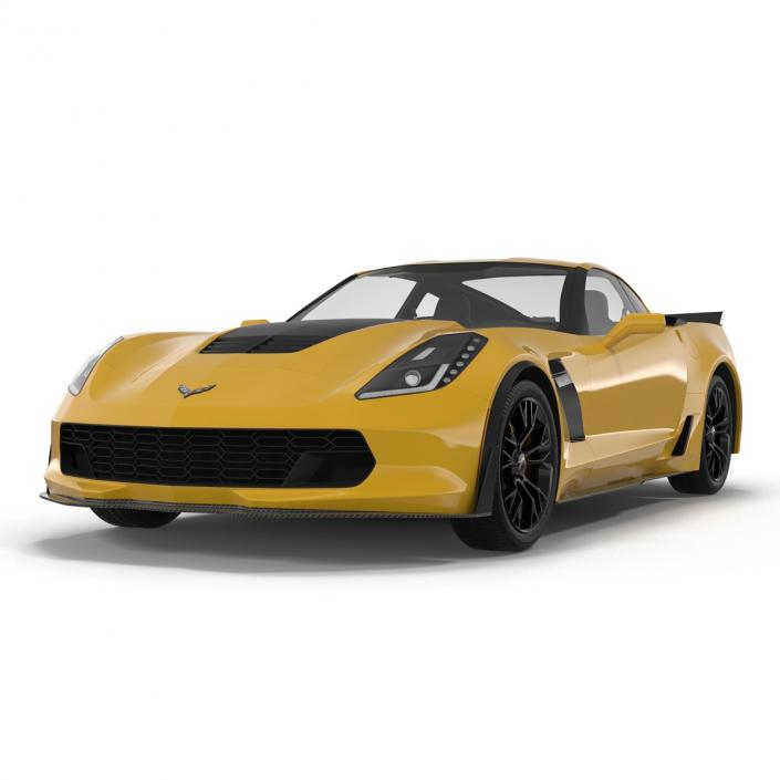 3D Chevrolet Corvette model