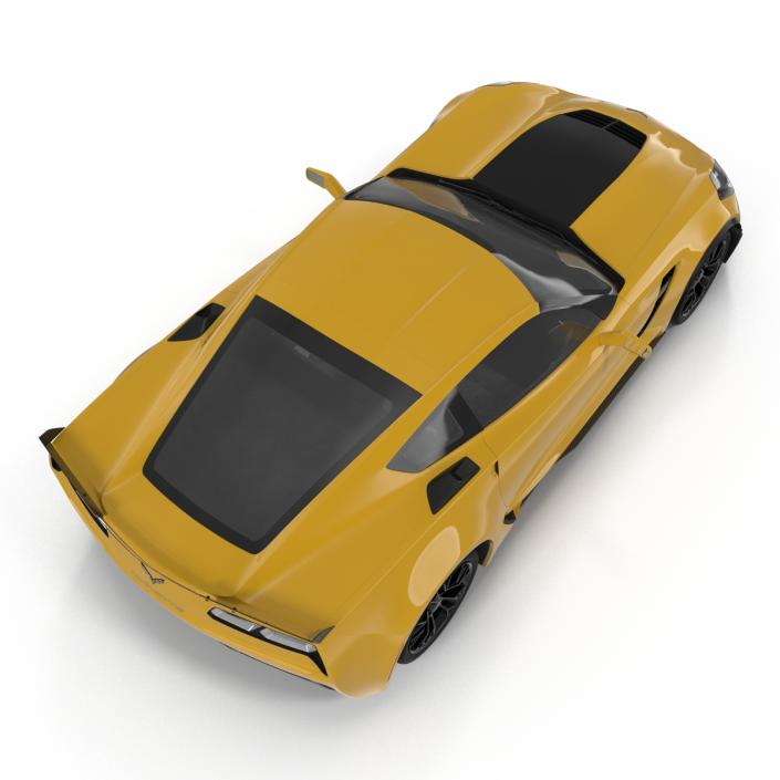 3D Chevrolet Corvette model