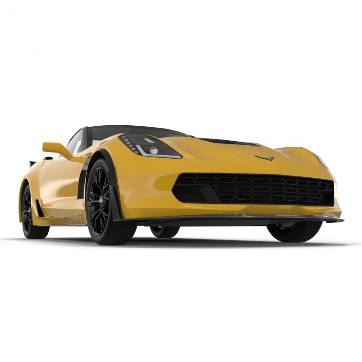 3D Chevrolet Corvette model