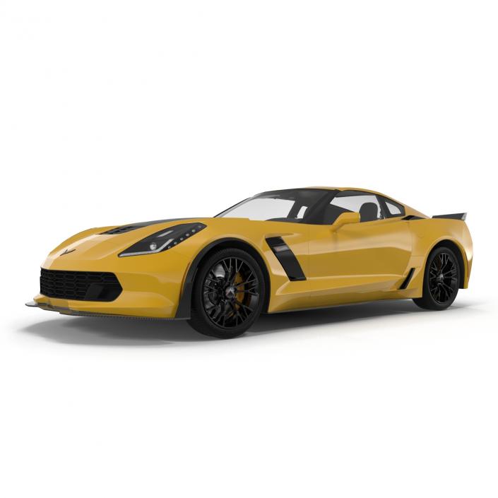 3D Chevrolet Corvette model