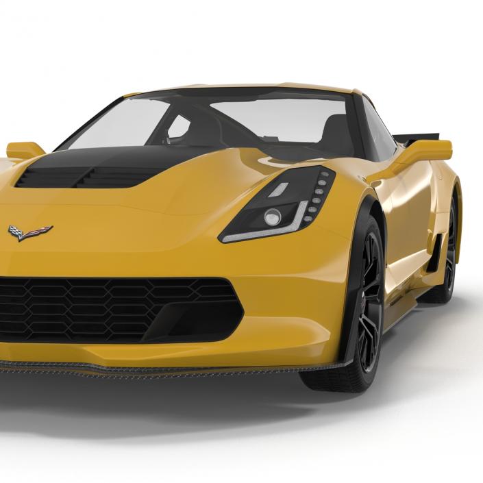 3D Chevrolet Corvette model