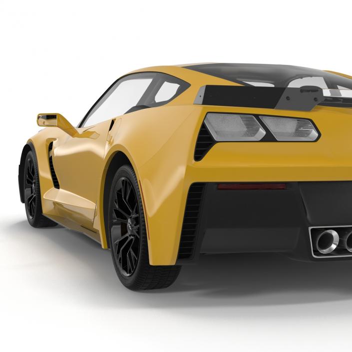 3D Chevrolet Corvette model